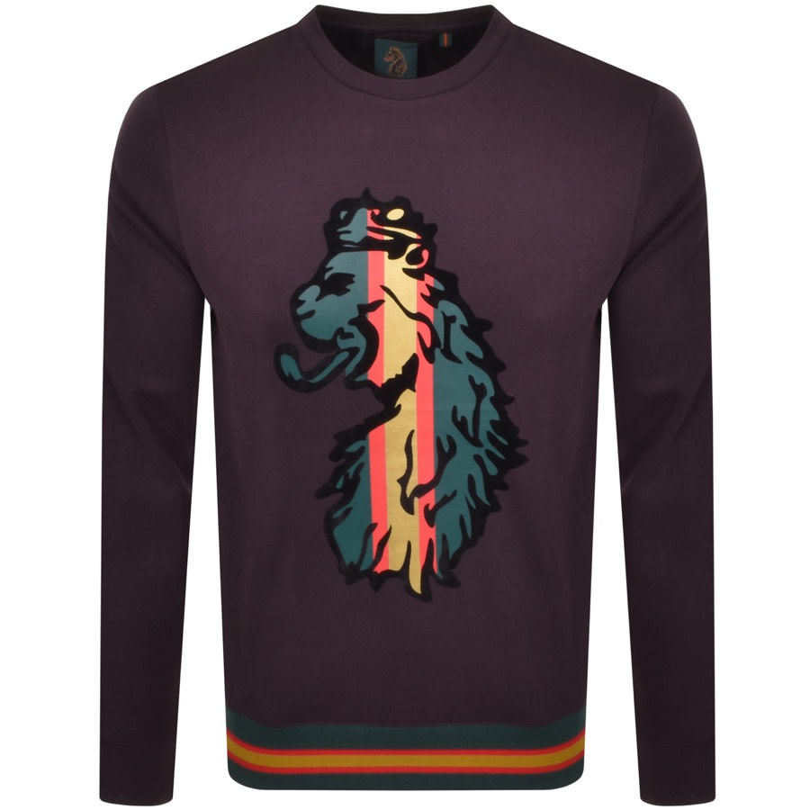 Alternative Image for ProductLuke 1977 Dwain Tape Sweatshirt Purple1